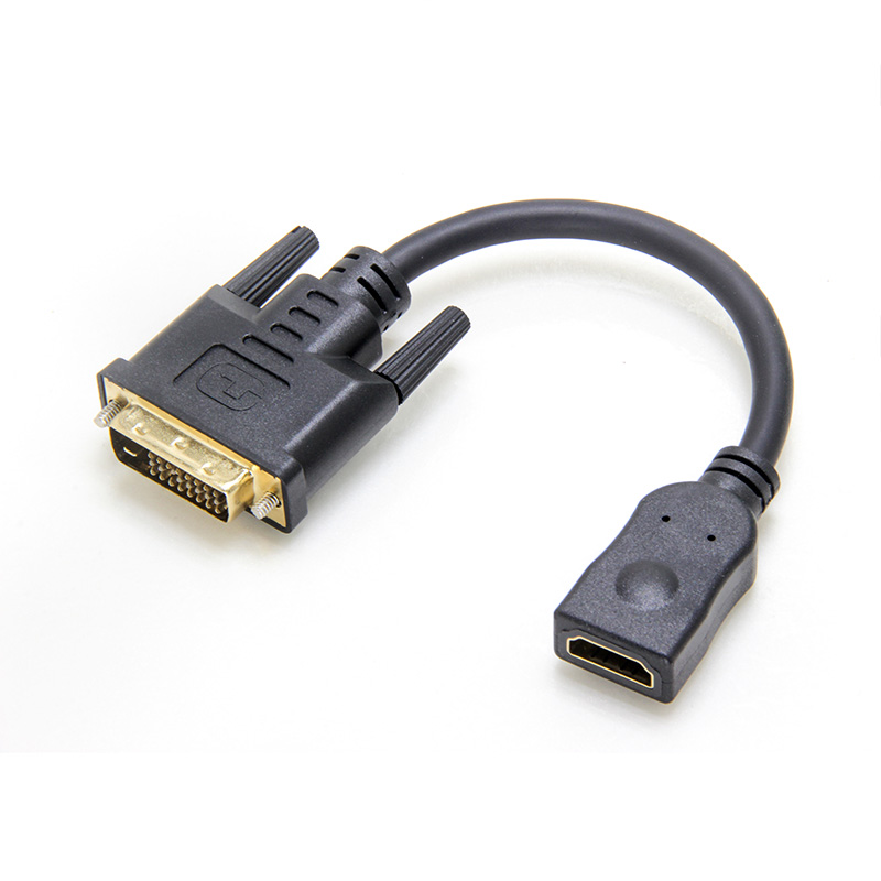 DVI公轉HDMI母 短線